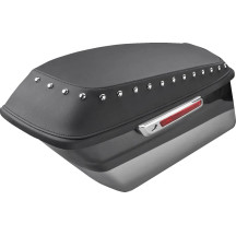 Bagger Lid Cover — Left/Right, Black, Pair
