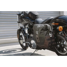 Legend Gear LC1 & LC2 Side Bag System Brown Edition — 13.5 L / 9.8 L, Quick Lock System, Brown/Black
