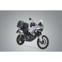 Bolsa Drybag 600 trasera — 71 x 33 x 33 cm, 60 L, Negro/Gris