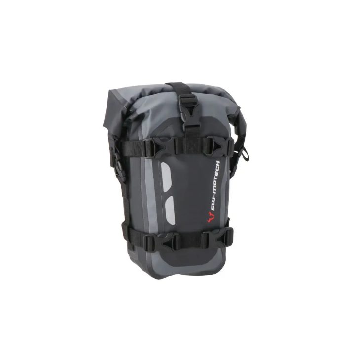 Drybag 80 (8 litros) — 19 x 9 x 35 cm, Negro/Gris