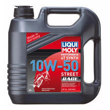 4T 10W-50 Street Engine Oil — 4 liter (1.05 US gal.)