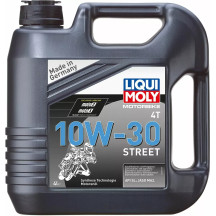 Aceite de motor 4T 10W-30 Street — 10W-30, 4 L (1,05 US gal), JASO MA2