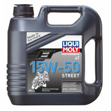 4T 15W-50 Street Engine Oil — 4 L, JASO MA2