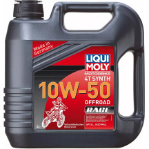 4T 10W-50 Offroad Race Engine Oil — 4 L, JASO MA2