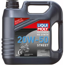 20W-50 Street Motor Oil — 4 L (1.05 US gal.), JASO MA2