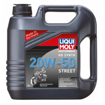 20W-50 Street Motor Oil — 4 L (1.05 US gal.), JASO MA2