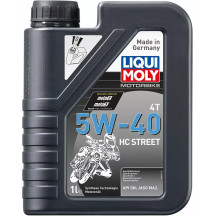 4T 5W-40 HC Street Engine Oil — 1 L, 5W-40, JASO MA2