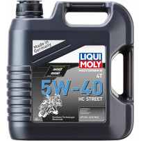 4T 5W-40 HC Street Engine Oil — 4 L, 5W-40, JASO MA2