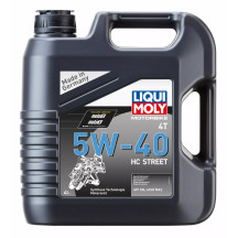 4T 5W-40 HC Street Engine Oil — 4 L, 5W-40, JASO MA2