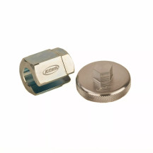 Herramienta para quitar tapas de horquilla — horquillas de 48 mm, plateado