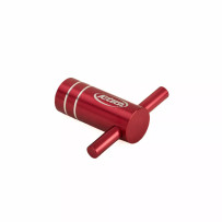 Herramienta de compresión para la horquilla delantera — Extractor de tapa, Kayaba, Showa, Rojo
