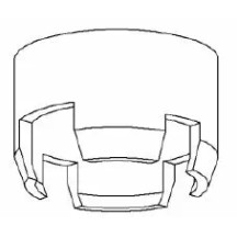 Shock spring removal tool - mechanical — HP-T91, Silver