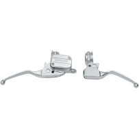 Brake/Clutch Lever Assembly — 25.4 mm clamping diameter, 15 mm bore, chrome finish