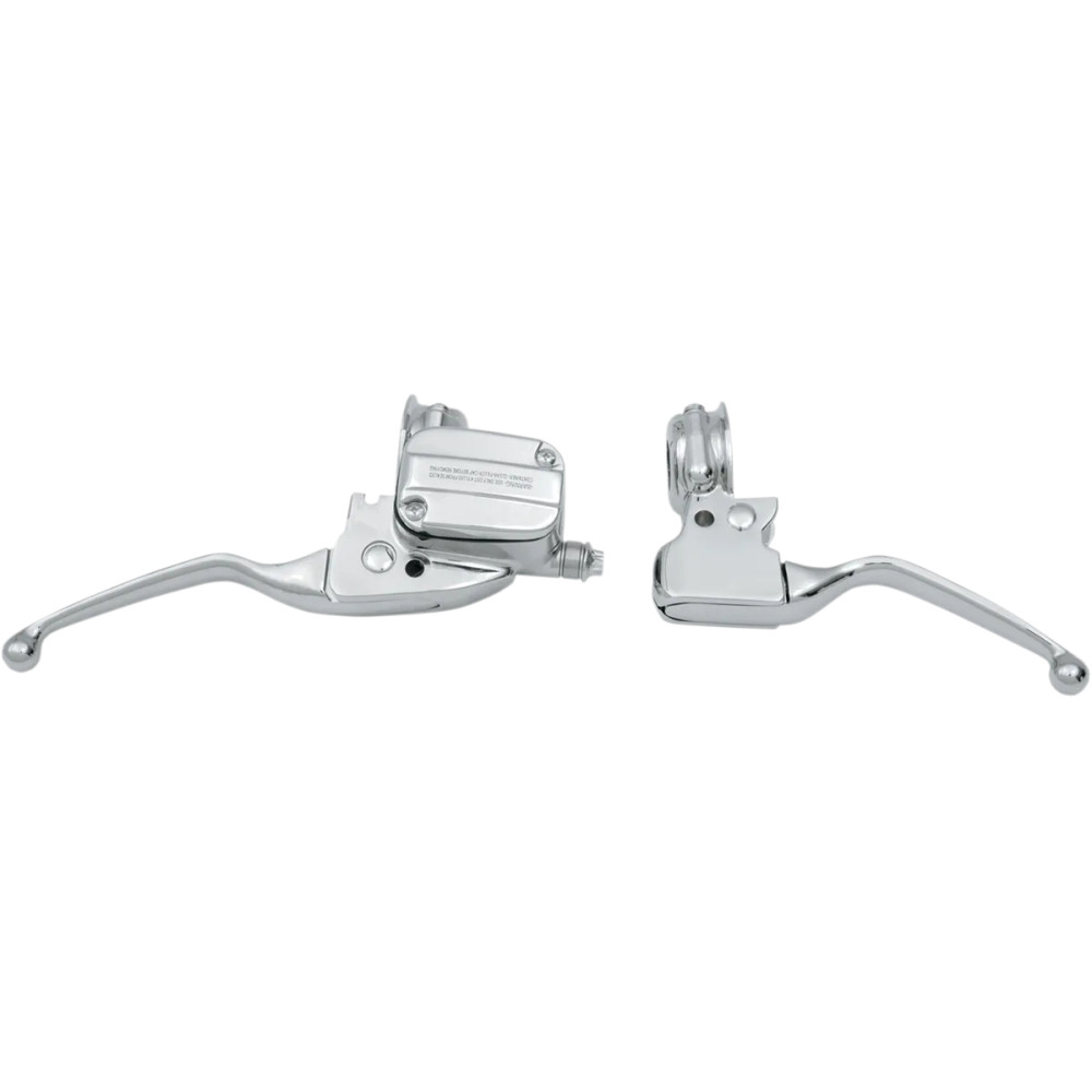 Brake/Clutch Lever Assembly — 25.4 mm clamping diameter, 15 mm bore, chrome finish