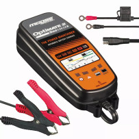 Moose Offroad OPTIMATE 2 DUO EU Cargador de Batería MSE — 12V, enchufe UE, negro