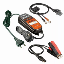 Moose Offroad OPTIMATE 2 DUO EU Cargador de Batería MSE — 12V, enchufe UE, negro