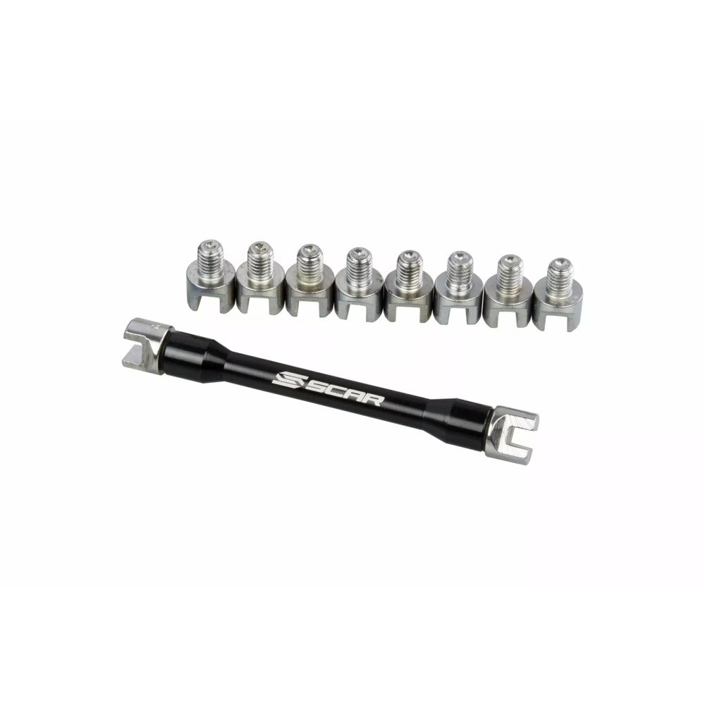 Spoke Wrench Kit — 5–7 mm tips, black