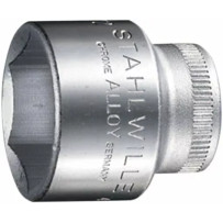 Socket — 3/8" drive, chrome