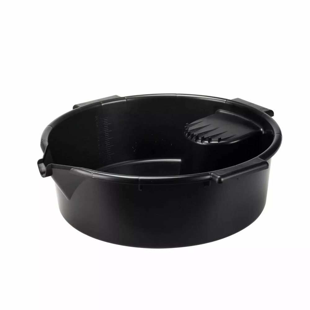 Bandeja de drenaje multipropósito — 6 L, 400 x 390 x 120 mm, Negro