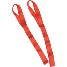 1-1/2" W Tie-Down Extensions — 1-1/2" × 18", 3000 lb assembly strength, Red