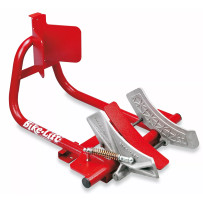 Automatic Wheel Clamp — 70 mm–205 mm, Red, Silver