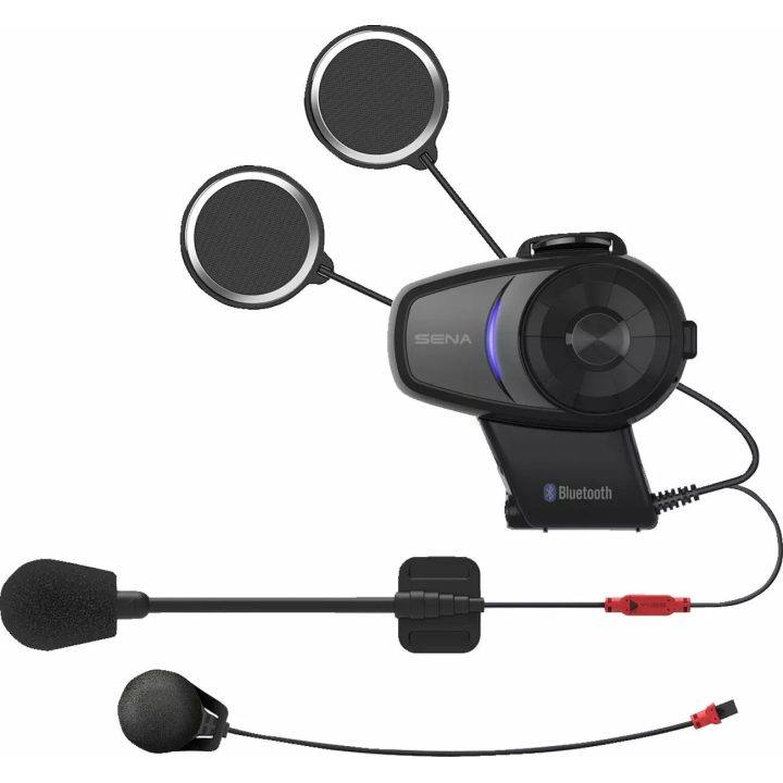 Kit de auriculares/intercomunicador 10S — Negro