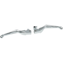 Slotted Wide Blade Lever Set — Chrome