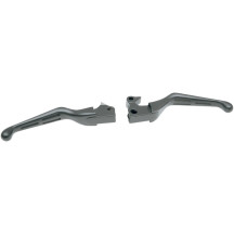 Slotted Wide Blade Lever Set — Brake & Clutch, Hydraulic, Black matte