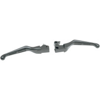 Slotted Wide Blade Lever Set — Brake & Clutch, Hydraulic, Black matte