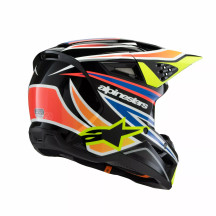 Youth SM3 Wurx Helmet — Youth M, Yellow, Blue, Black