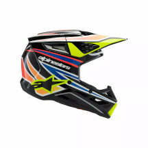 Youth SM3 Wurx Helmet — Youth M, Yellow, Blue, Black