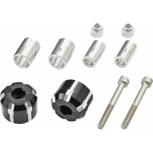 Handlebar End — 14-19 mm, black anodized