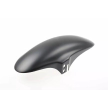 Front Fender Club — Front, ABS plastic, Raw finish, Black