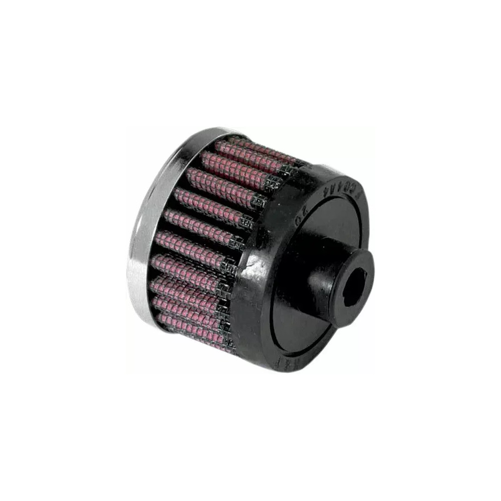 Crankcase Vent Filter — 50.8 mm dia., 38.1 mm H, chrome