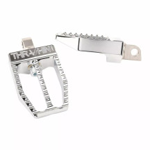 Militant Foot Pegs — Chrome, Front & Rear