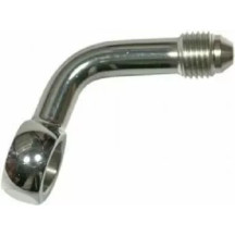 600 Series Banjo Fitting — 3/8" 45° banjo, -3 hose, Black