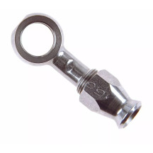 600 Series Banjo Fitting — -2 Hose Fitting, 20° Bend, Stainless Steel