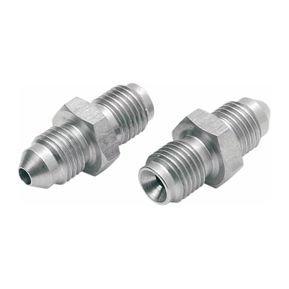 Brake Line Fitting — -2 AN, Stainless Steel