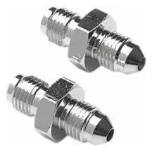 Brake Line Fitting — -2 AN, Stainless Steel