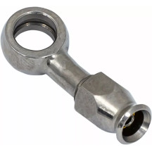 600 Series Banjo Fitting — -2 hose fitting, 20° bend, stainless steel