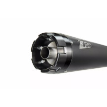 ZARD Full Kit Exhaust System 2:1 for Harley-Davidson Softails — 2-Into-1 system, matte black