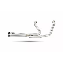 ZARD Full Kit Exhaust System 2:1 H-D Softails — 2-Into-1, Polished