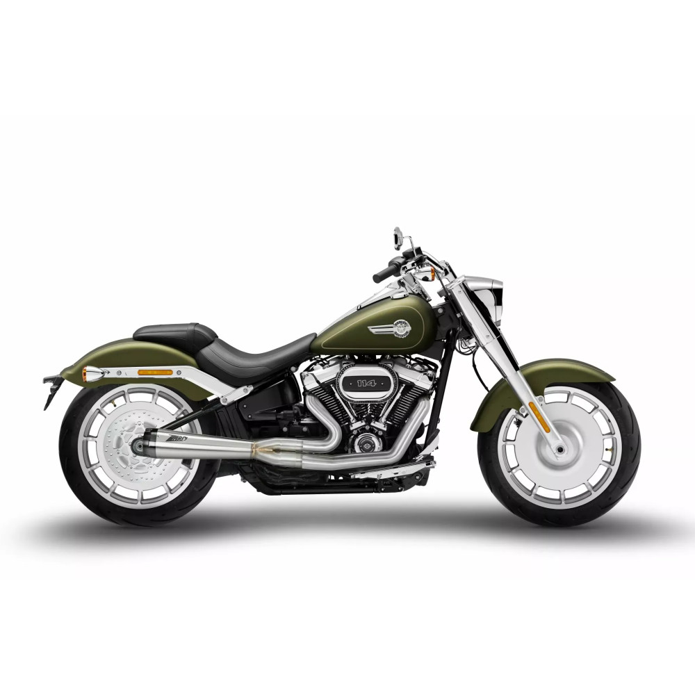 ZARD Kit completo de escape 2:1 H-D SOFTAILS — sistema 2 en 1, acero inoxidable