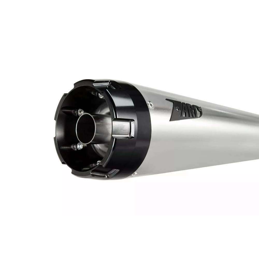 ZARD Kit completo de escape 2:1 para H-D Tourings (Street Glide / Road King / Road Glide) E5 — 2-Into-1, acero inoxidable