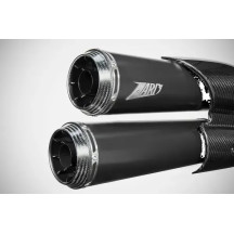 ZARD TOP GUN Exhaust System 2:2 Slip-On Kit H-D Sportster S — 1/2 system, kit, matte black