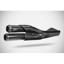 ZARD TOP GUN Exhaust System 2:2 Slip-On Kit H-D Sportster S — 1/2 system, kit, matte black