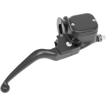 Front Brake Master Cylinder Assembly — 14.3 mm (9/16"), 25.4 mm (1"), Matte Black