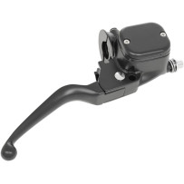 Front Brake Master Cylinder Assembly — 14.3 mm (9/16"), 25.4 mm (1"), Matte Black