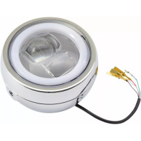 Headlight Capsule — 12V, Halogen, Chrome