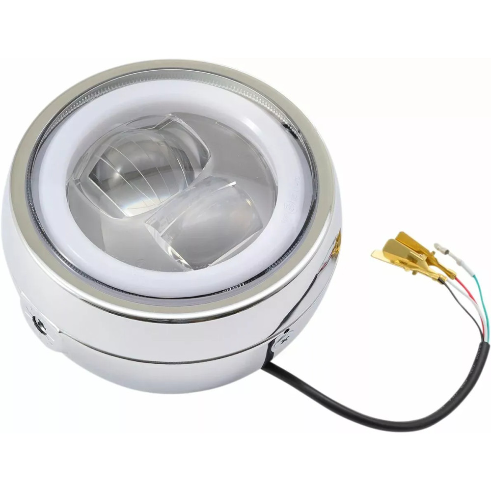 Headlight Capsule — 12V, Halogen, Chrome